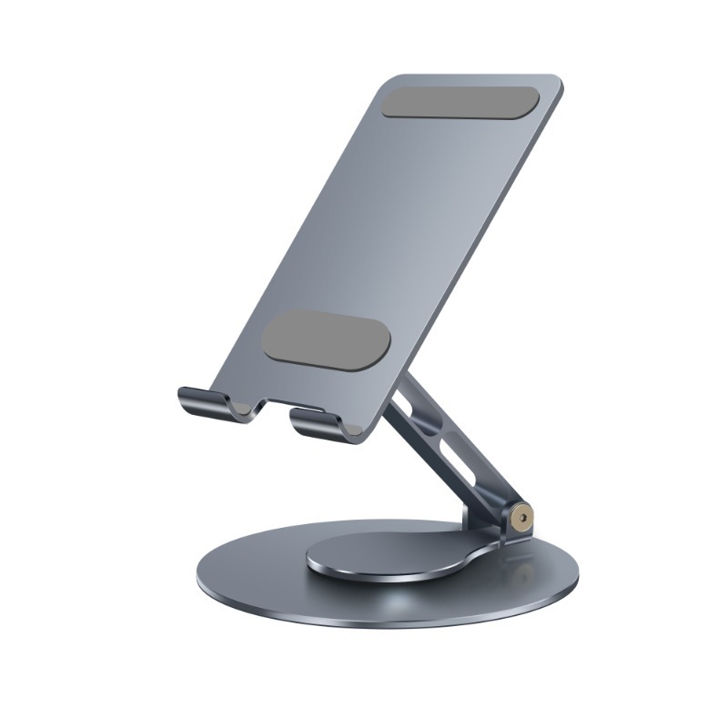 Picture of Aluminum phone stand Tablet stand 360° rotating desktop stand Portable folding adjustable stand
