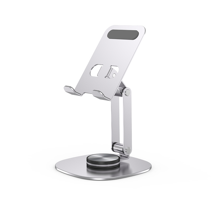 Picture of Desktop mobile phone stand aluminum folding lift rotary multi-function lift upgrade mobile phone stand
