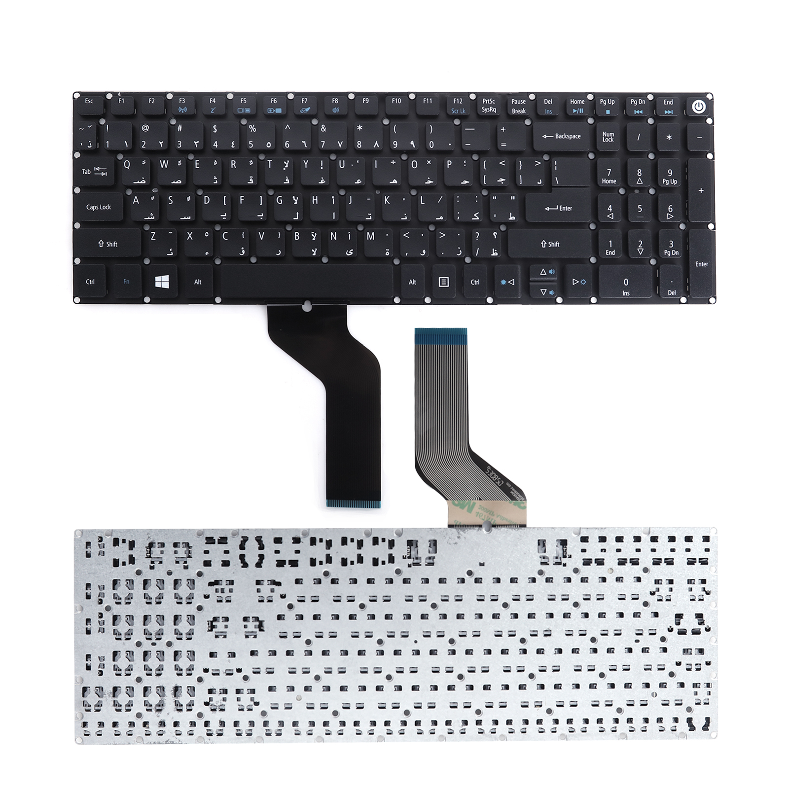 Picture of New Replacement Laptop Keyboard For Acer Aspire E5-722 E5-772 V3-574G E5-573T E5-573 E5-573G E5-573T E5-532G BLACK AR Layout
