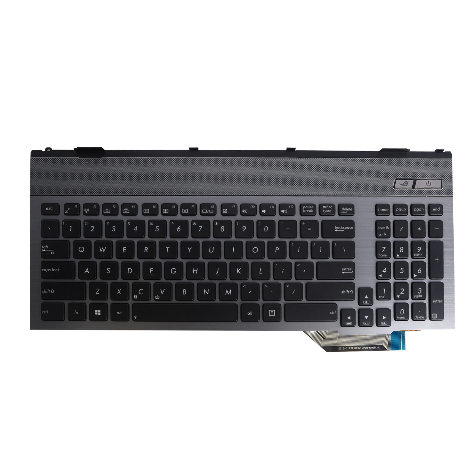 Picture of New Replacement Laptop Keyboard For ASUS G55 G55VW G57 G57VW G57J G57JK GRAY FRAME(Backlit,win8) US Layout