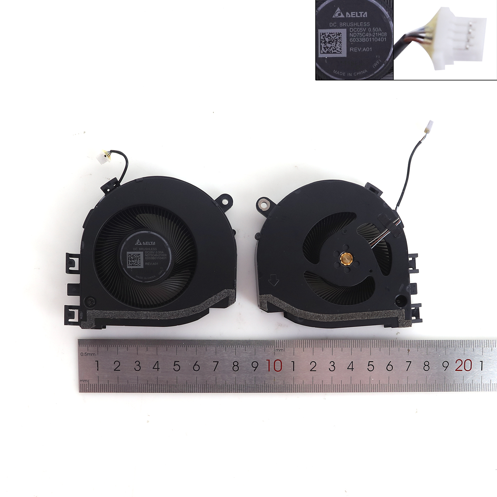Picture of New Replacement CPU Cooling Fan For HP ZBook Fury 16 G9 G10 （CPU，ORG）	 N/A Layout