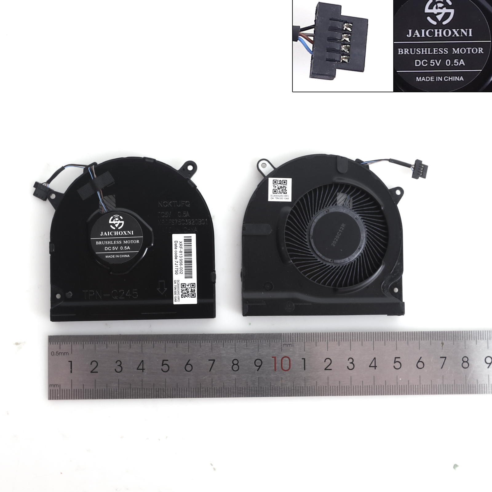 Picture of New Replacement CPU Cooling Fan For HP Pavilion 15-EG 15-EH TPN-Q245 Q246  For Independent Graphics card (High copy) N/A Layout