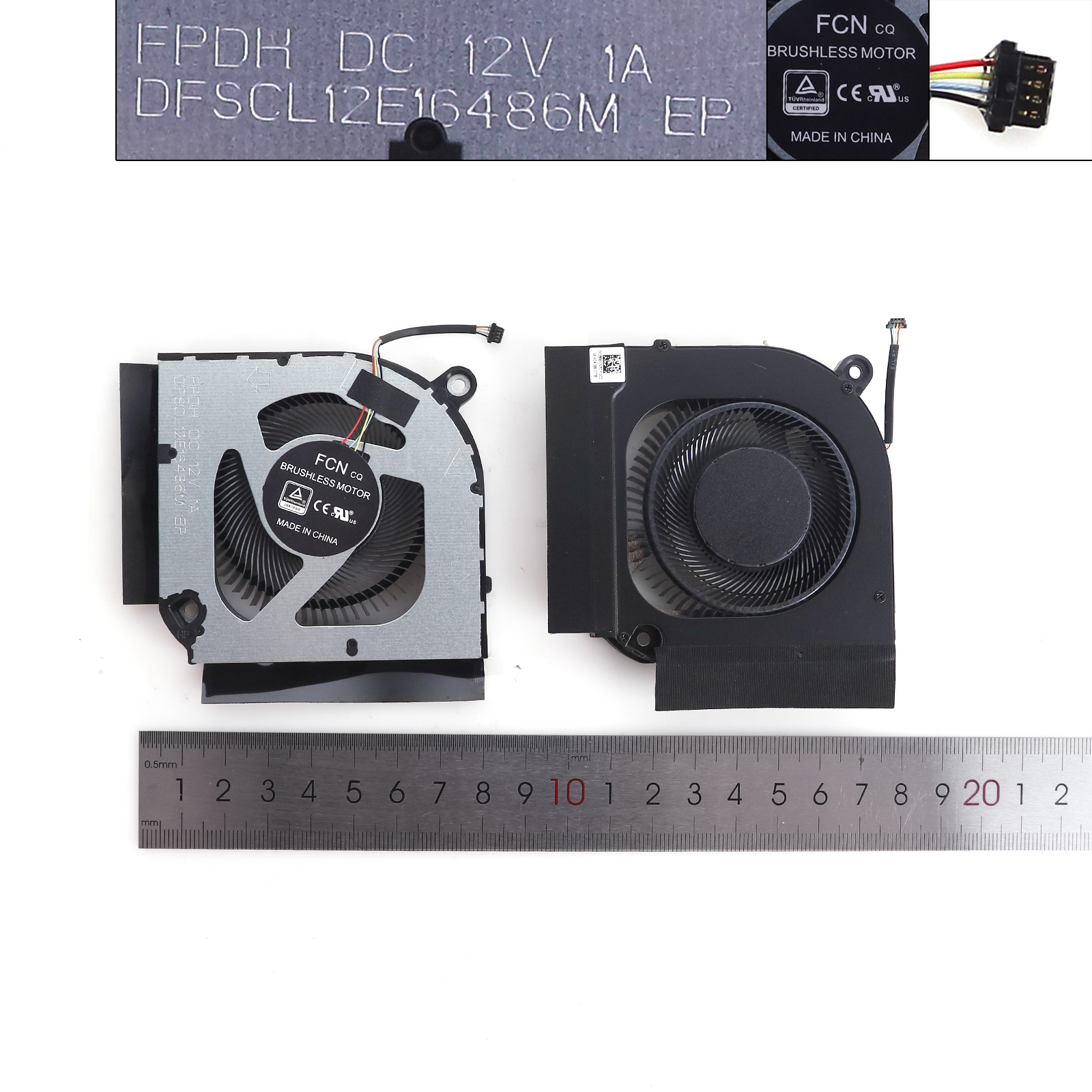Picture of New Replacement CPU Cooling Fan For Acer Neo 16 2023 PHN16-71 PHN18 N22Q22（CPU,ORG） FQ1J Layout