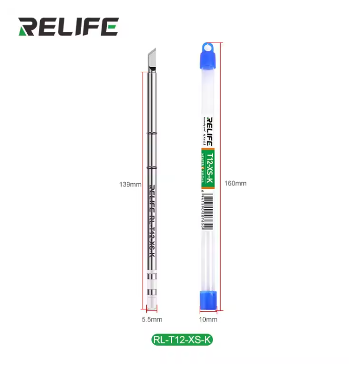 Picture of RL-T12-XS-K Soldering Solder Iron Tips For Hakko FX951 STC AND STM32 OLED Soldering Station Electric Soldering Iron
