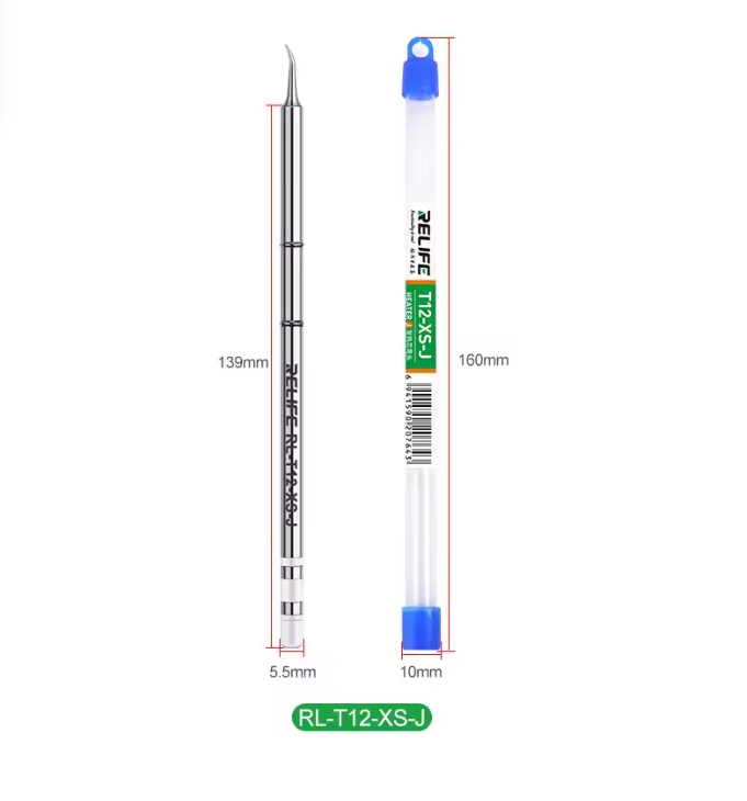 Picture of RL-T12-XS-J Soldering Solder Iron Tips For Hakko FX951 STC AND STM32 OLED Soldering Station Electric Soldering Iron