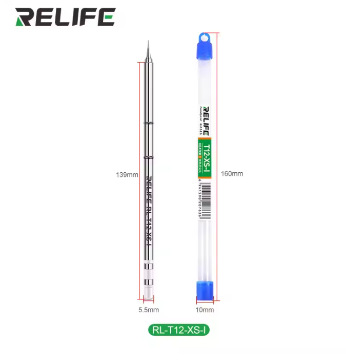 Picture of RL-T12-XS-I Soldering Solder Iron Tips For Hakko FX951 STC AND STM32 OLED Soldering Station Electric Soldering Iron