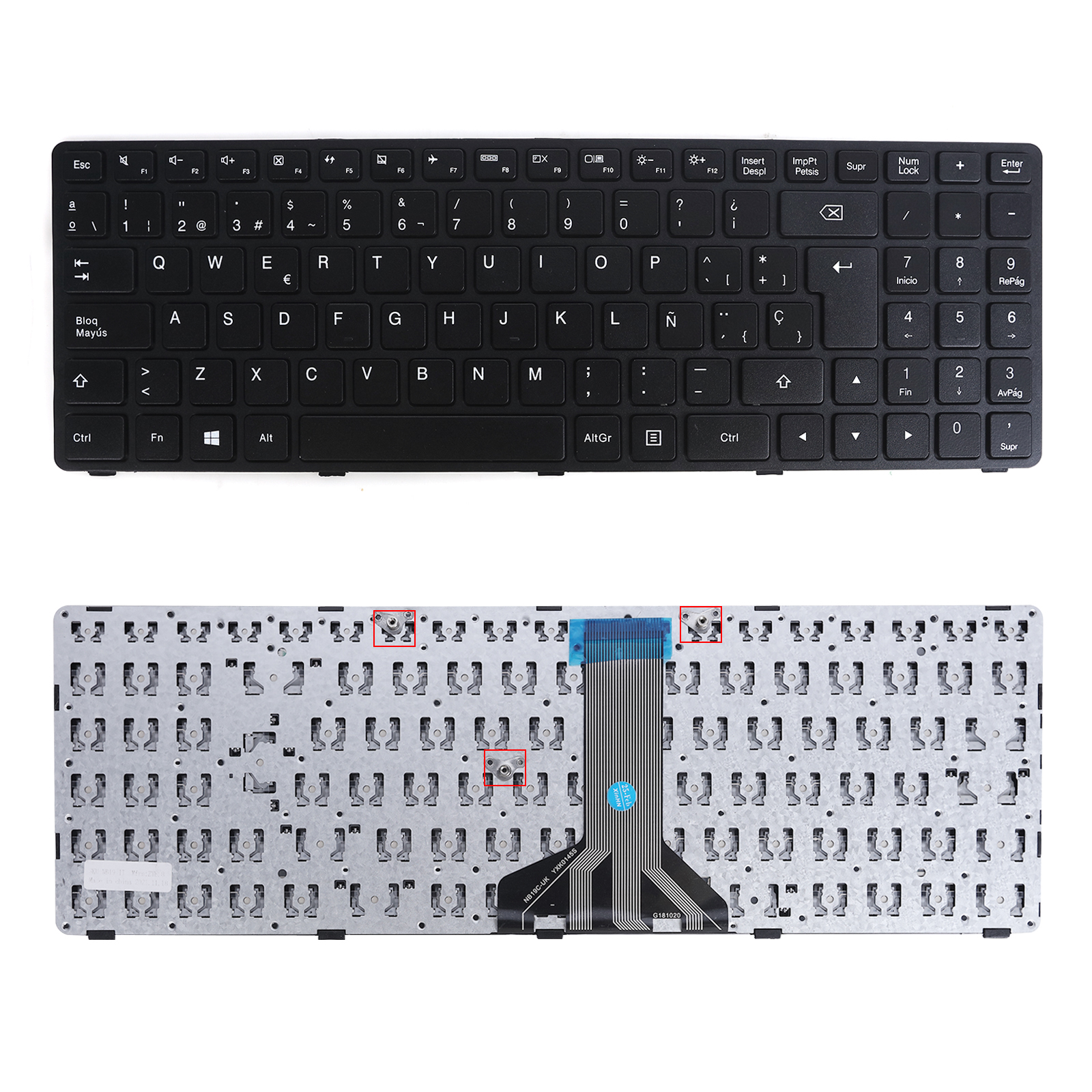 Picture of New Replacement Laptop Keyboard For LENOVO Ideapad 100-15IBD BLACK FRAME BLACK （win8， OEM) SP Layout