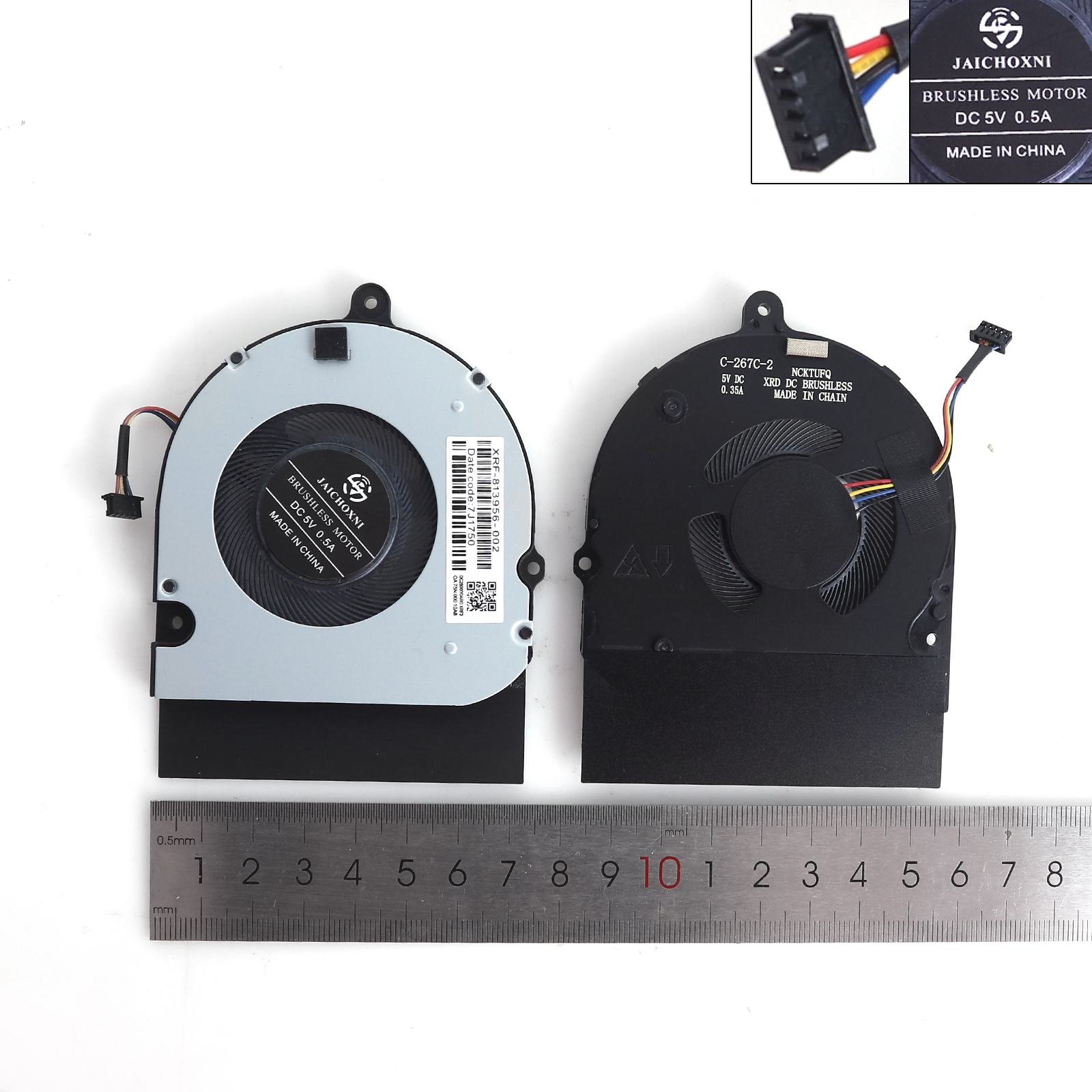Picture of New Replacement CPU Cooling Fan For Lenovo Thinkpad L14 L15 G2 2nd Gen fan（High copy） 5H41B77178 Layout