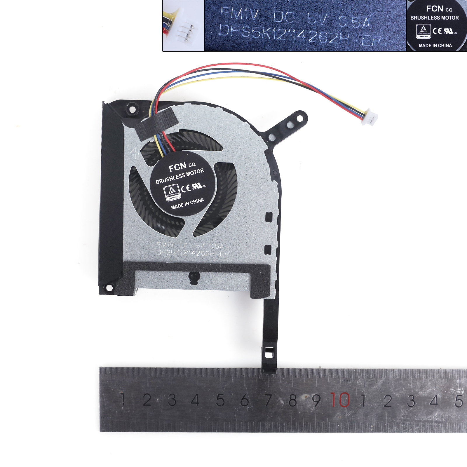 Picture of New Replacement CPU Cooling Fan For ASUS FX86 FX95G FX705G FX505（GPU，Original）	 N/A