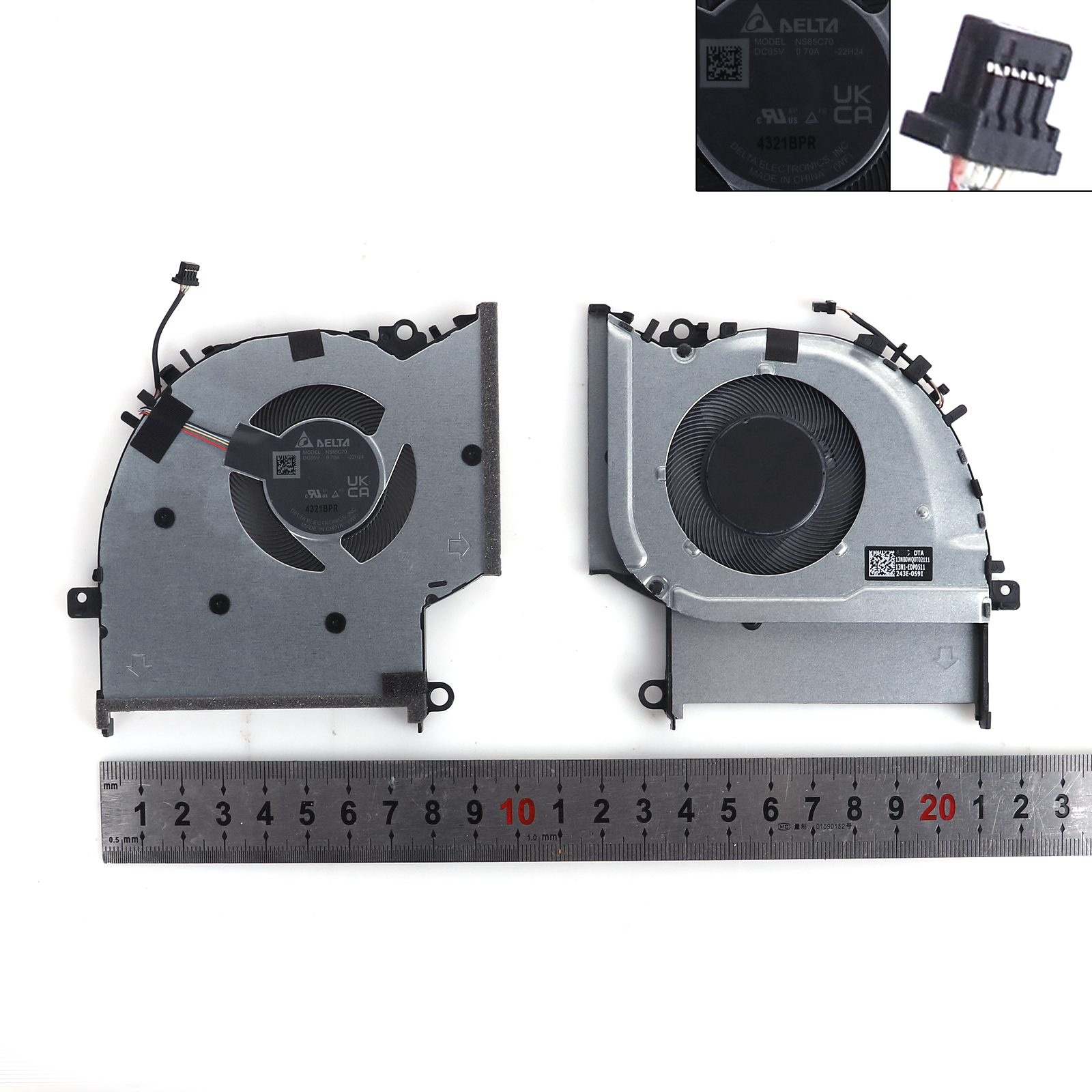 Picture of New Replacement CPU Cooling Fan For ASUS Adol 14Z X1403Z M1503Q X1503Z X1603Z（High copy） N/A Layout