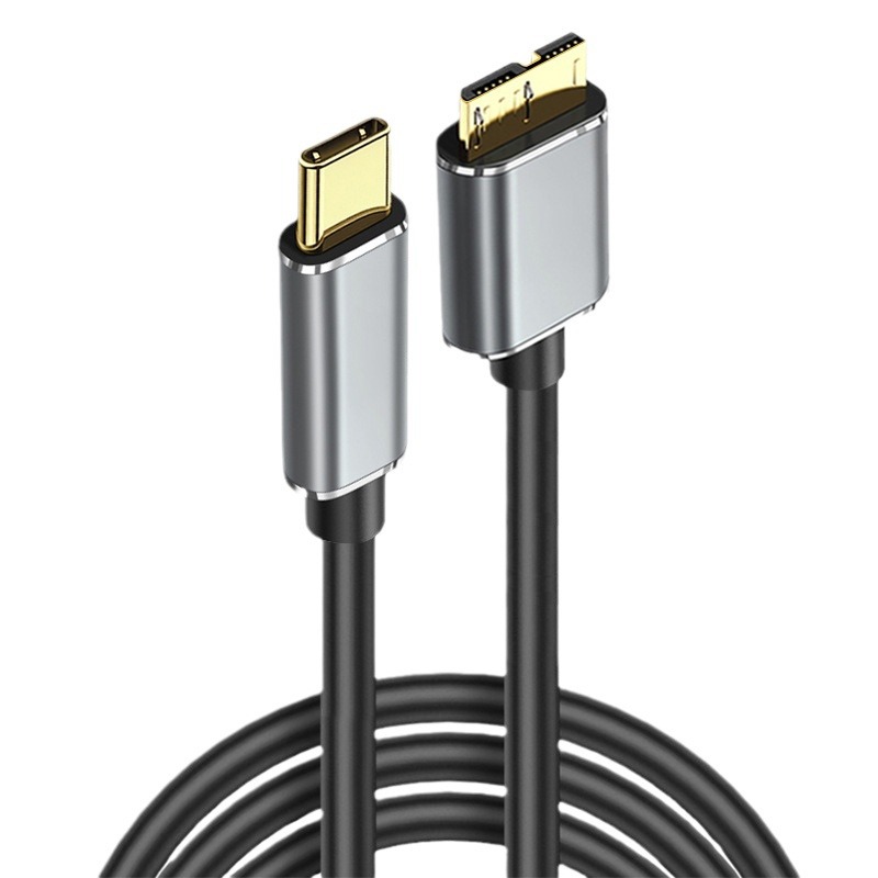 Picture of Type-c to Micro-B portable hard drive cable, usb3.1 to usb3.0 hard drive data cable