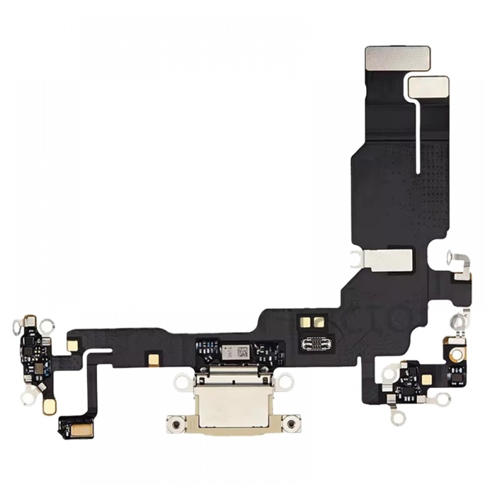 Picture of For iPhone 15 Plus Original Charging Port Flex Cable (Yellow)