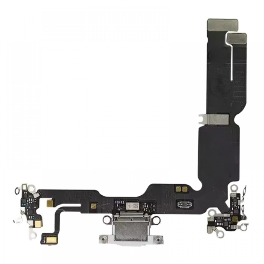 Picture of For iPhone 15 Plus Original Charging Port Flex Cable (White)