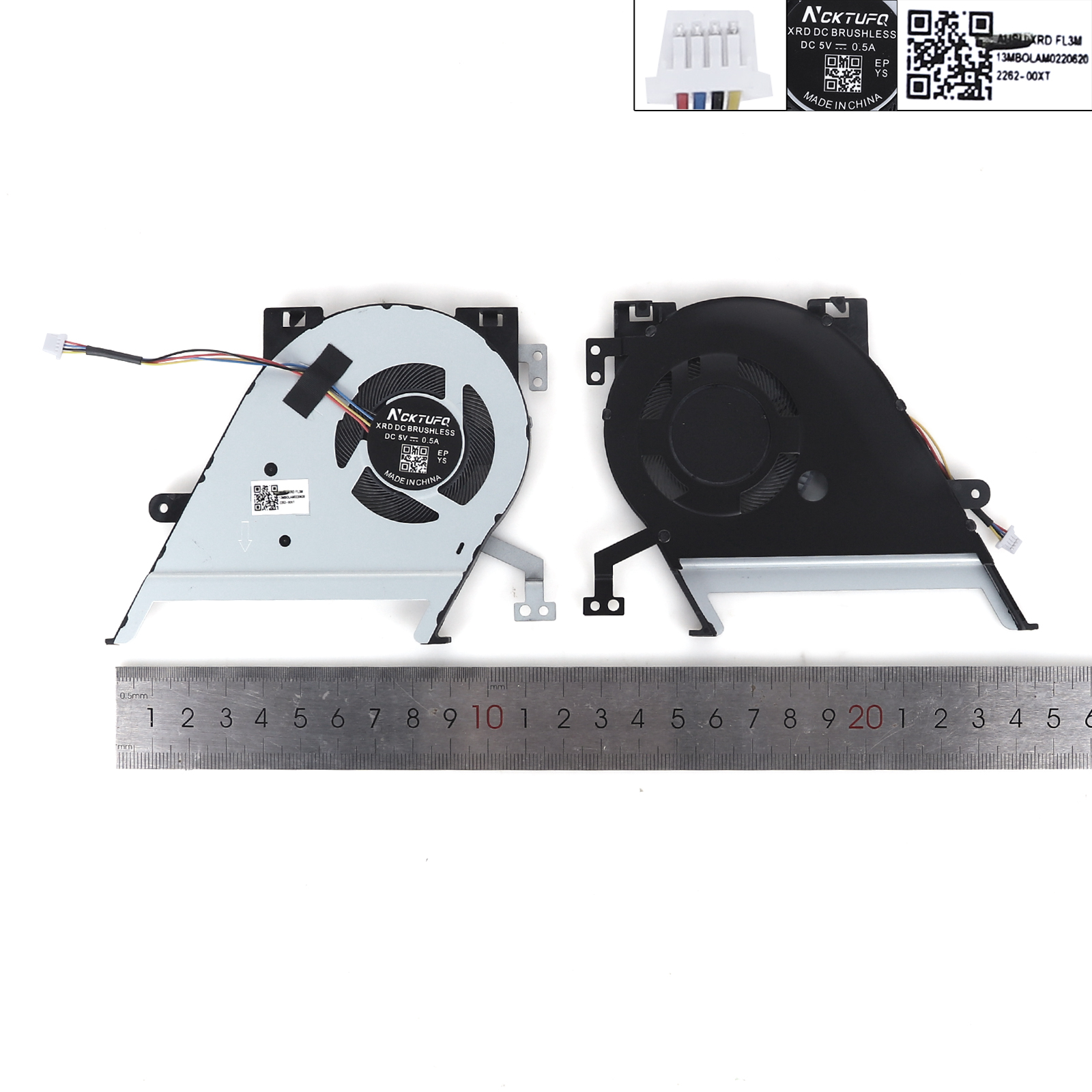 Picture of New Replacement CPU Cooling Fan For ASUS OEM S5500F S531F S532FL V5050E V5100E S5500F S531F S532FL V5050E V5100E Layout
