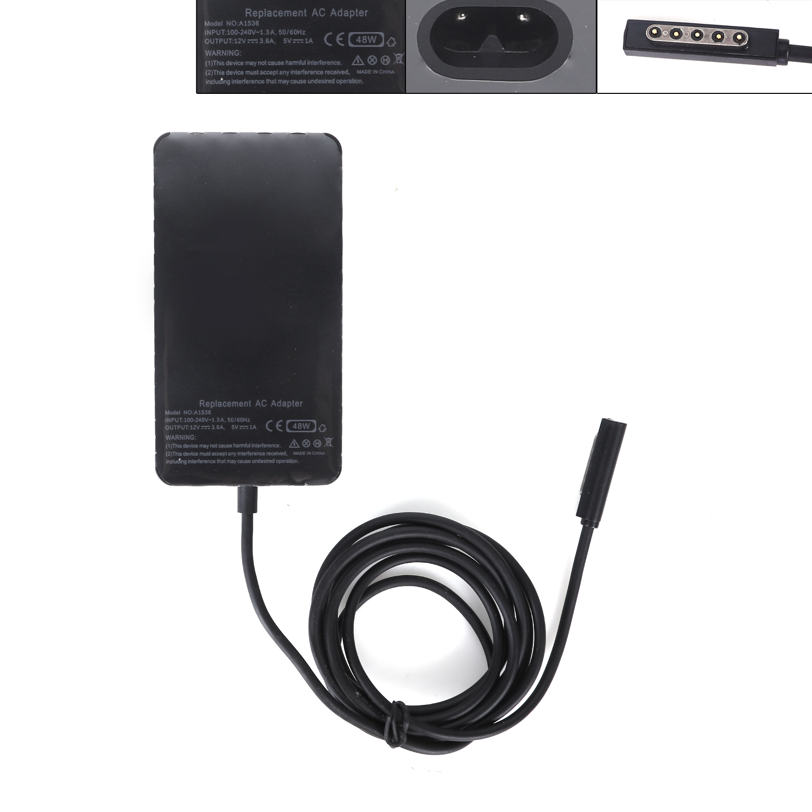 Picture of Microsoft 12V 3.6A 45W(Five - hole) (High Copy ) Plug：EU