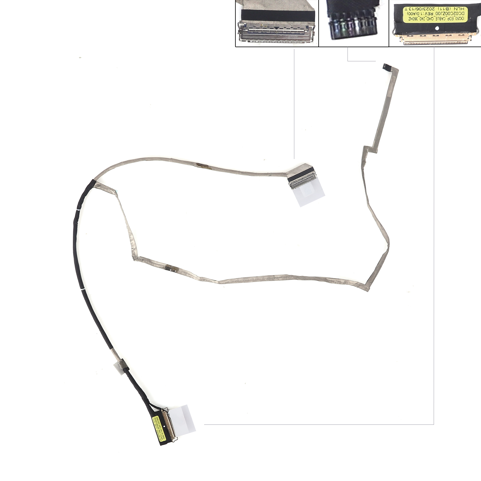 Picture of New LCD Display Screen Cable Replacement  For DELL G15 5530 5535 5540 5545 240HZ 360HZ QHD40pin 0.4