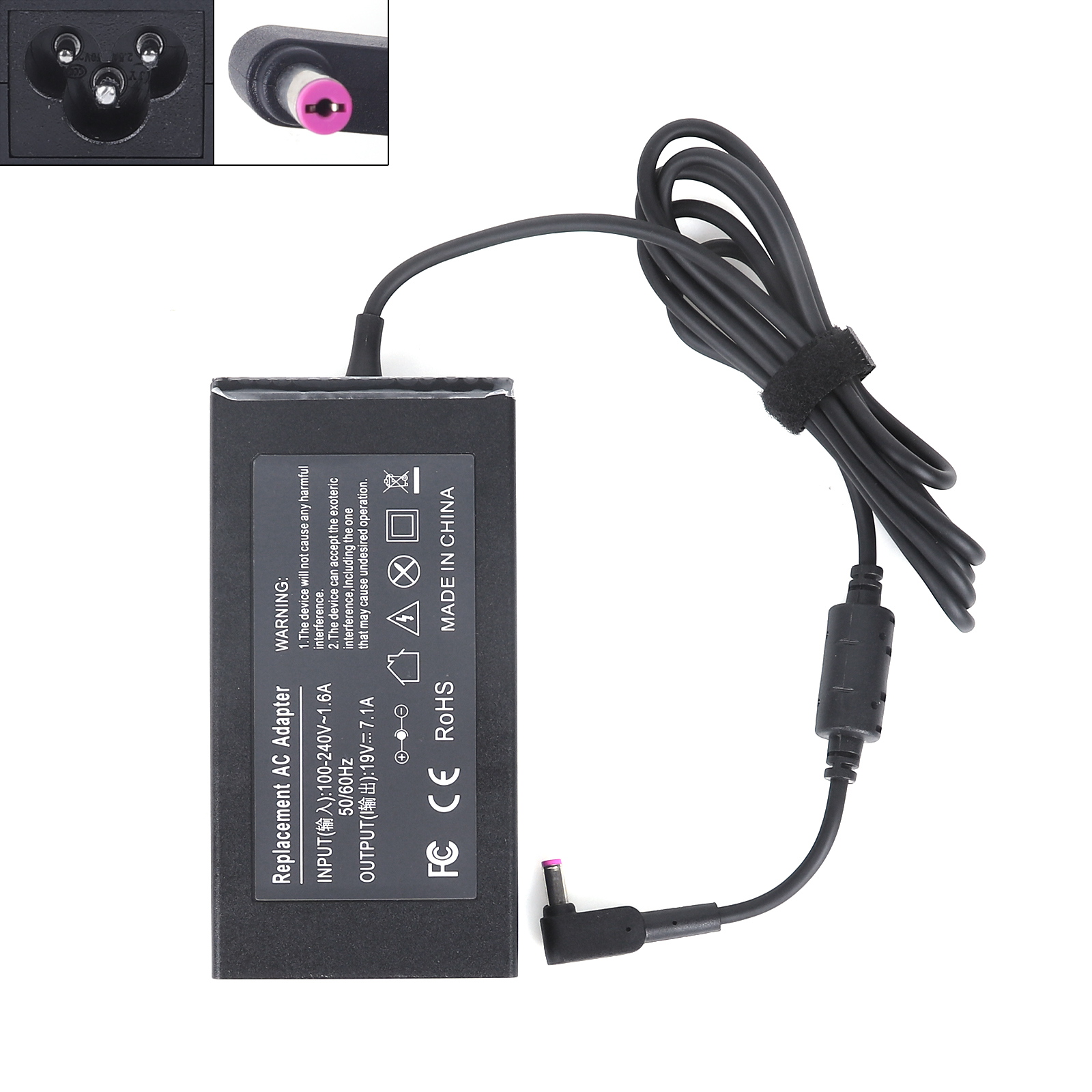 Picture of Acer 19V 7.1A 135W Φ5.5x1.7mm (High copy)