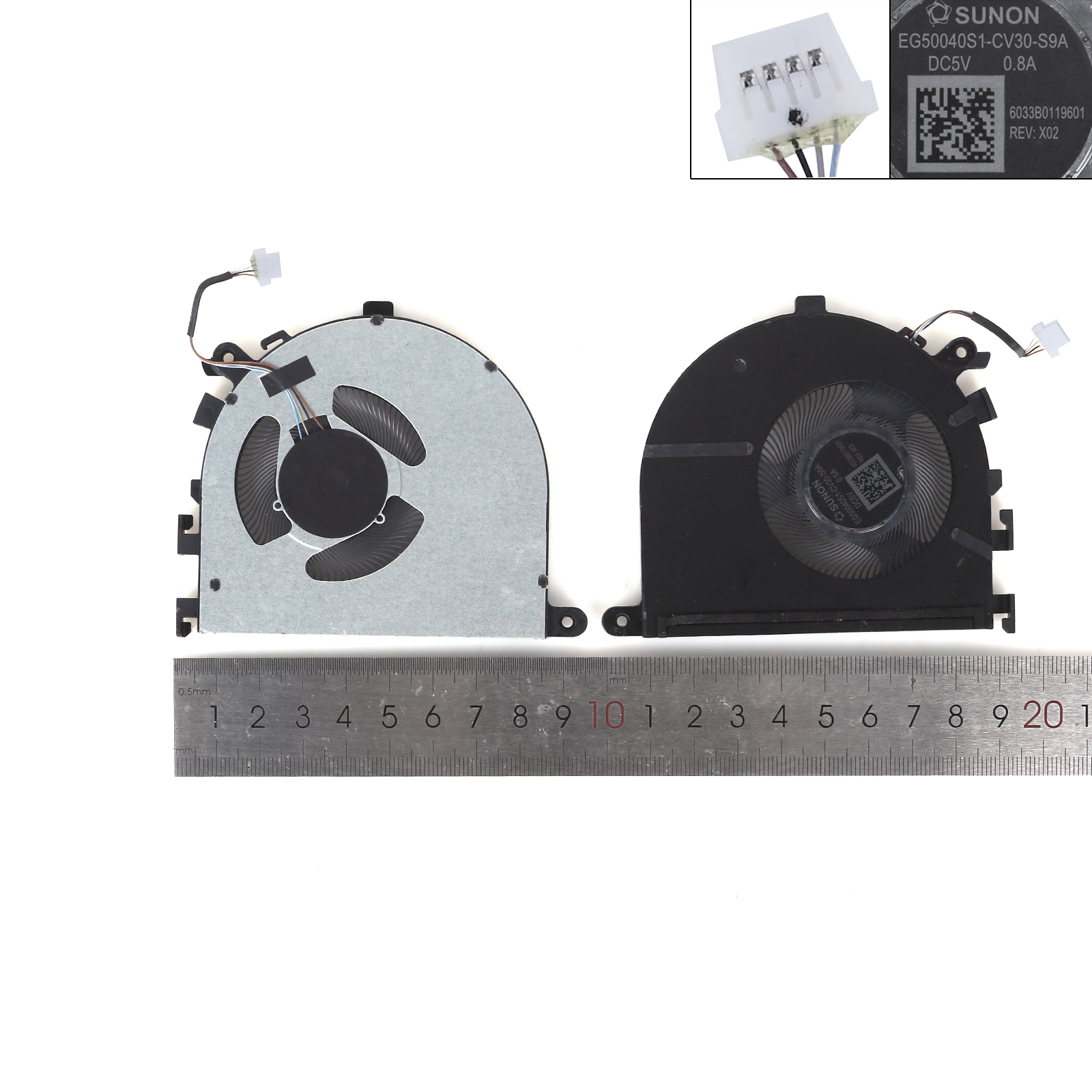 Picture of New Replacement CPU Cooling Fan For Hp 14-Ep（ORG） 6033B0119801 Layout