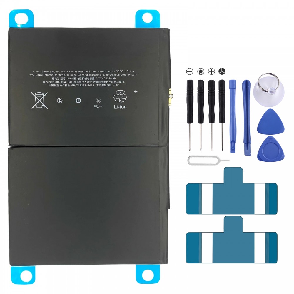 Picture of For iPad 7（iPad 2020） /8（iPad 2021）/9 A2197/A2200/A2270/A2428/A2198A1822/A1823/A1893/A1954 10.2 8827mAh Battery Replacement