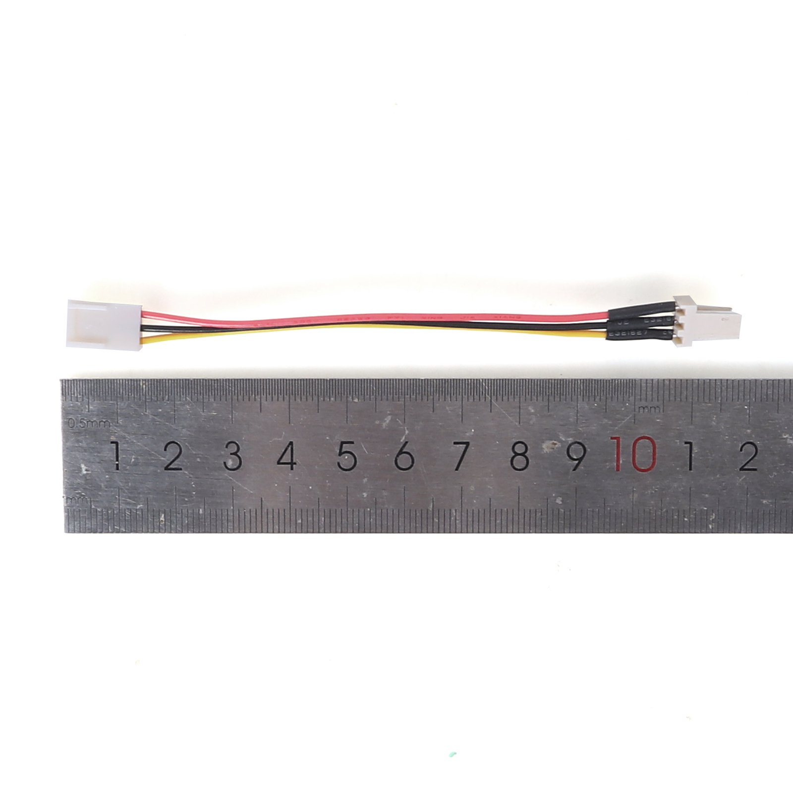 Picture of 5pcs/pot 10cm 3-Pin Male to 3-pin Female PC Fan Power Extension Lengthen Cable Fan Resistor Cable