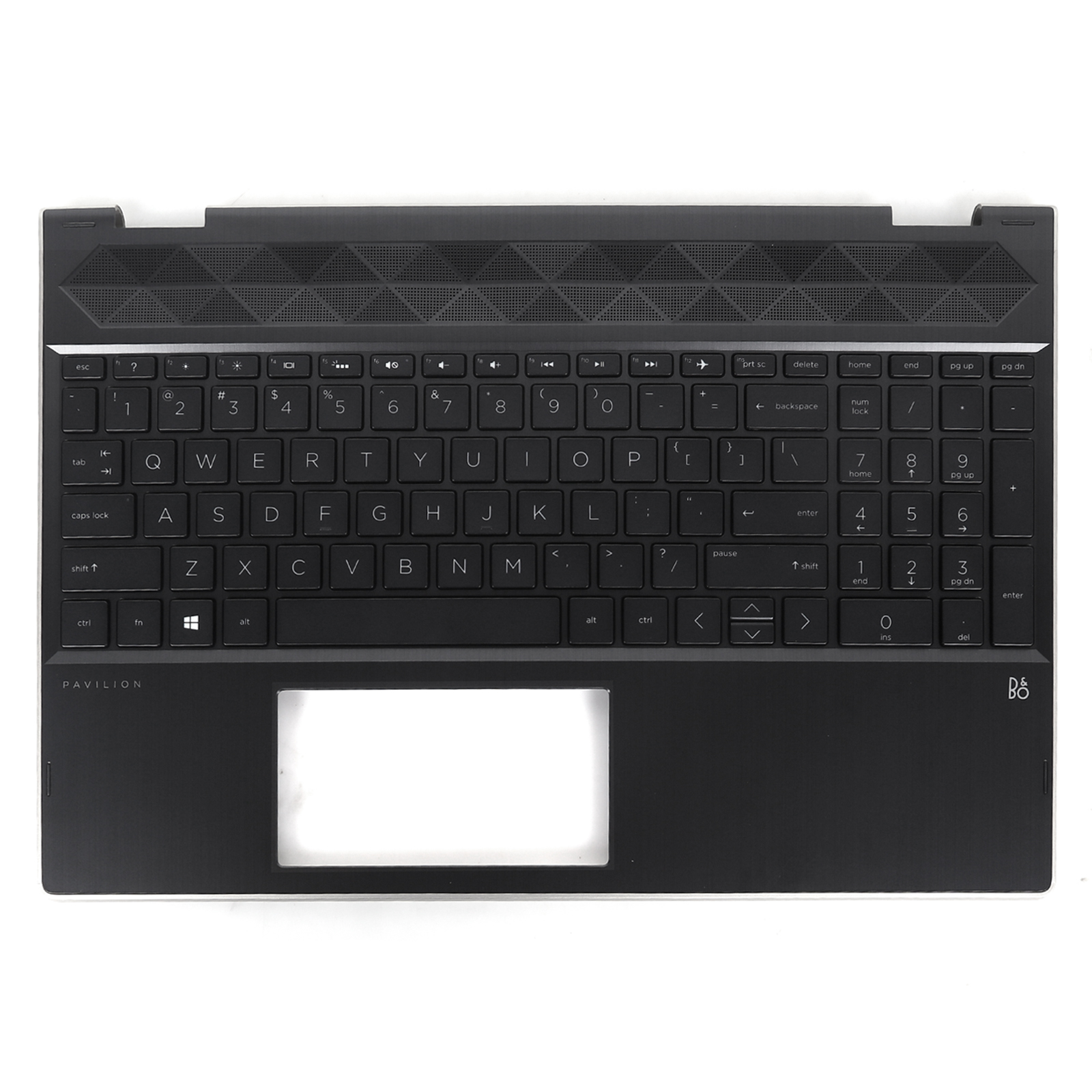 Picture of New Replacement Laptop Cover For HP X360 15-CR TPN-W132 palmres with US Backlit Keyboard case Upper cover golden