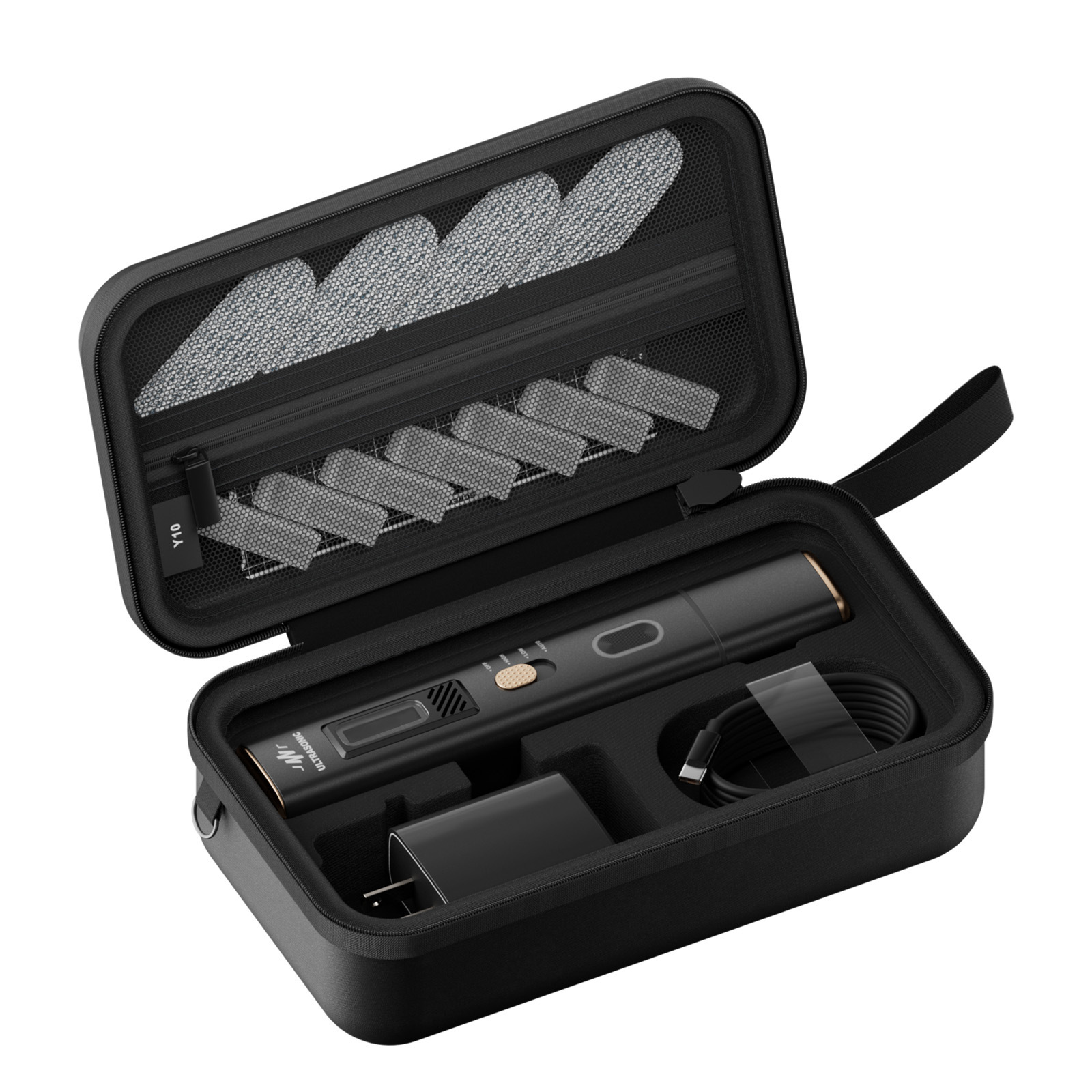 Picture of Jakemy JM-Y10 PRO Ultrasonic Cutting Knife with OLED Screen, Overheat Protection, Grinding Tool, Engraving Cutting, DIY EU