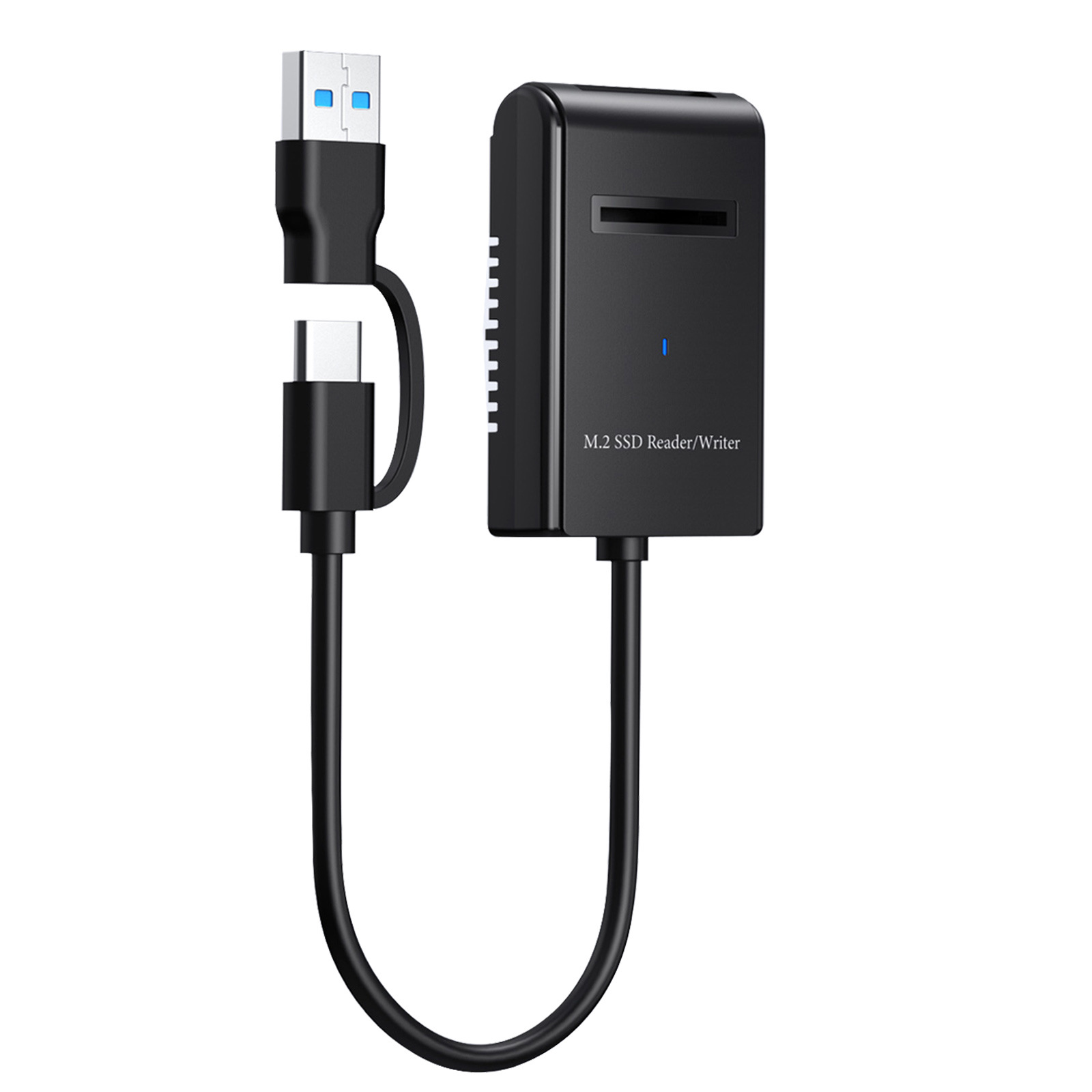 Picture of M. easy USB drive line 2 hard disk/Type - C NVMe/NGFF SSD solid mobile hard disk box turn M2 wiring for 2230/2242/2260/2280/22110, etc
