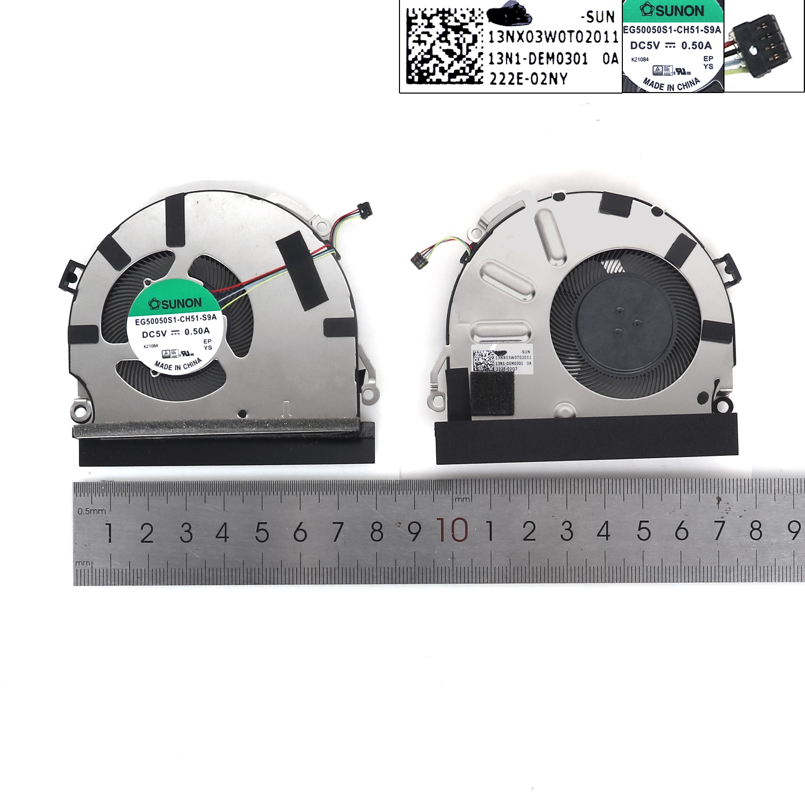 Picture of New Replacement CPU Cooling Fan For ASUS ExpertBook B1 B1400 B1500 （ORG） EG50050S1-CH51-S9A Layout