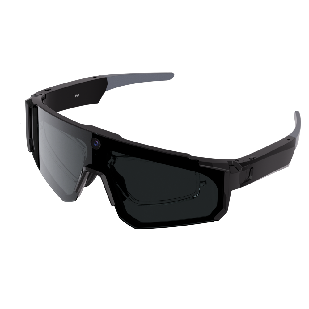 Picture of 800W HD Camera Smart Sunglasses Anti Shake Video Recording AI Shooting ChatGPT Enabled IP54 Waterproof Outdoor Cycling Black Sports Goggles