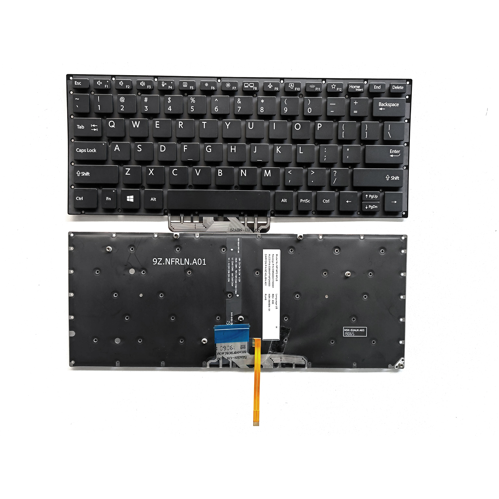 Picture of New Replacement Laptop Keyboard For N/A NS14A5/AVITA ADMIROR 14 BLACK Backlit US Layout