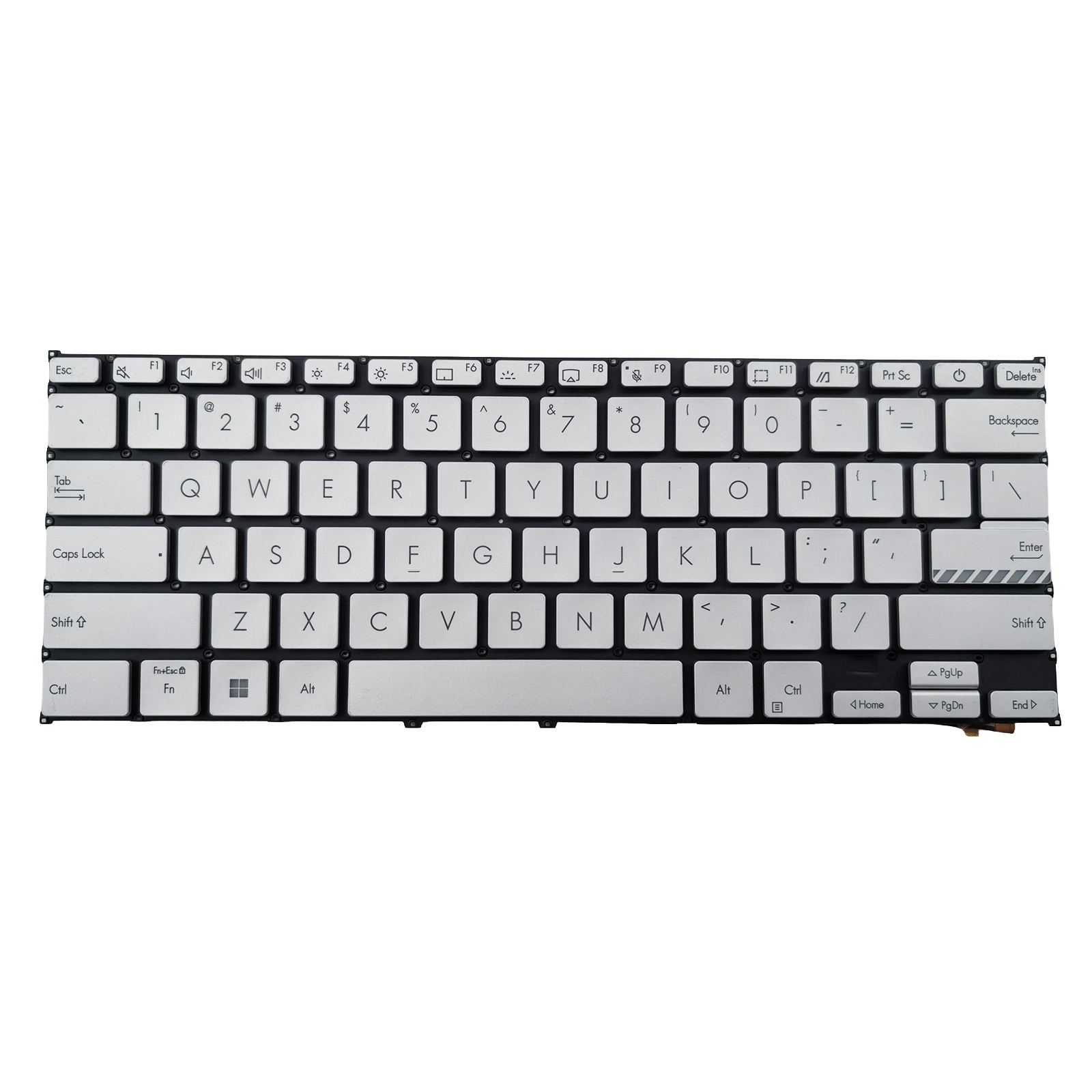 Picture of New Replacement Laptop Keyboard For ASUS X1404/E1404 SILVER Backlit US Layout
