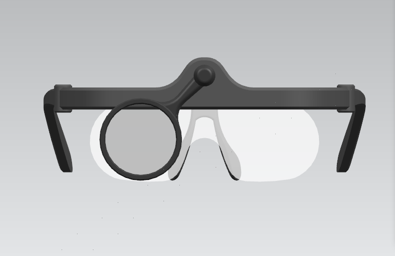 Picture of The head-mounted magnifying glass does not come with a light
