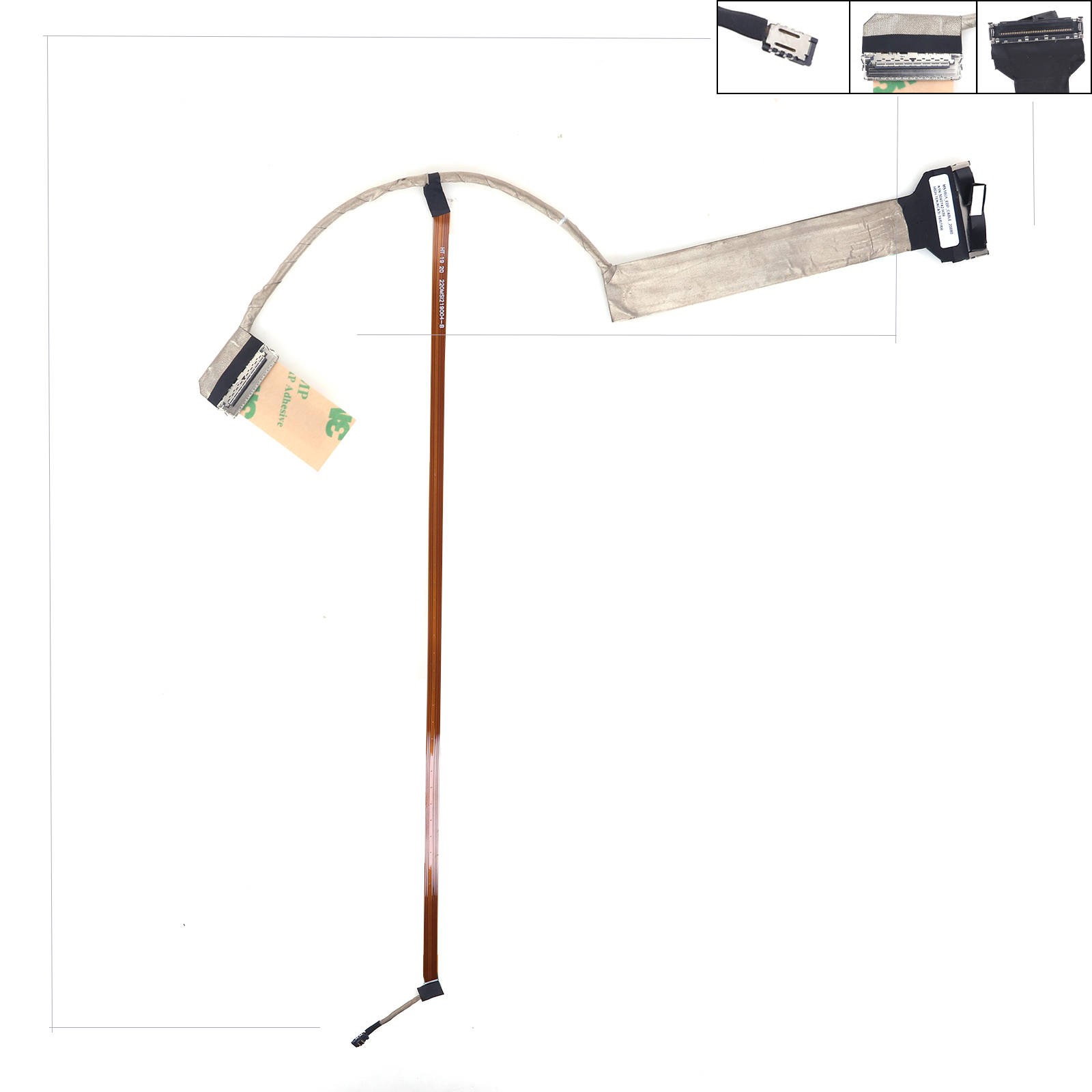 Picture of New LCD Display Screen Cable Replacement  For MSI MS16U1-16U4 GE65 GL65 GP65 40pin 0.4
