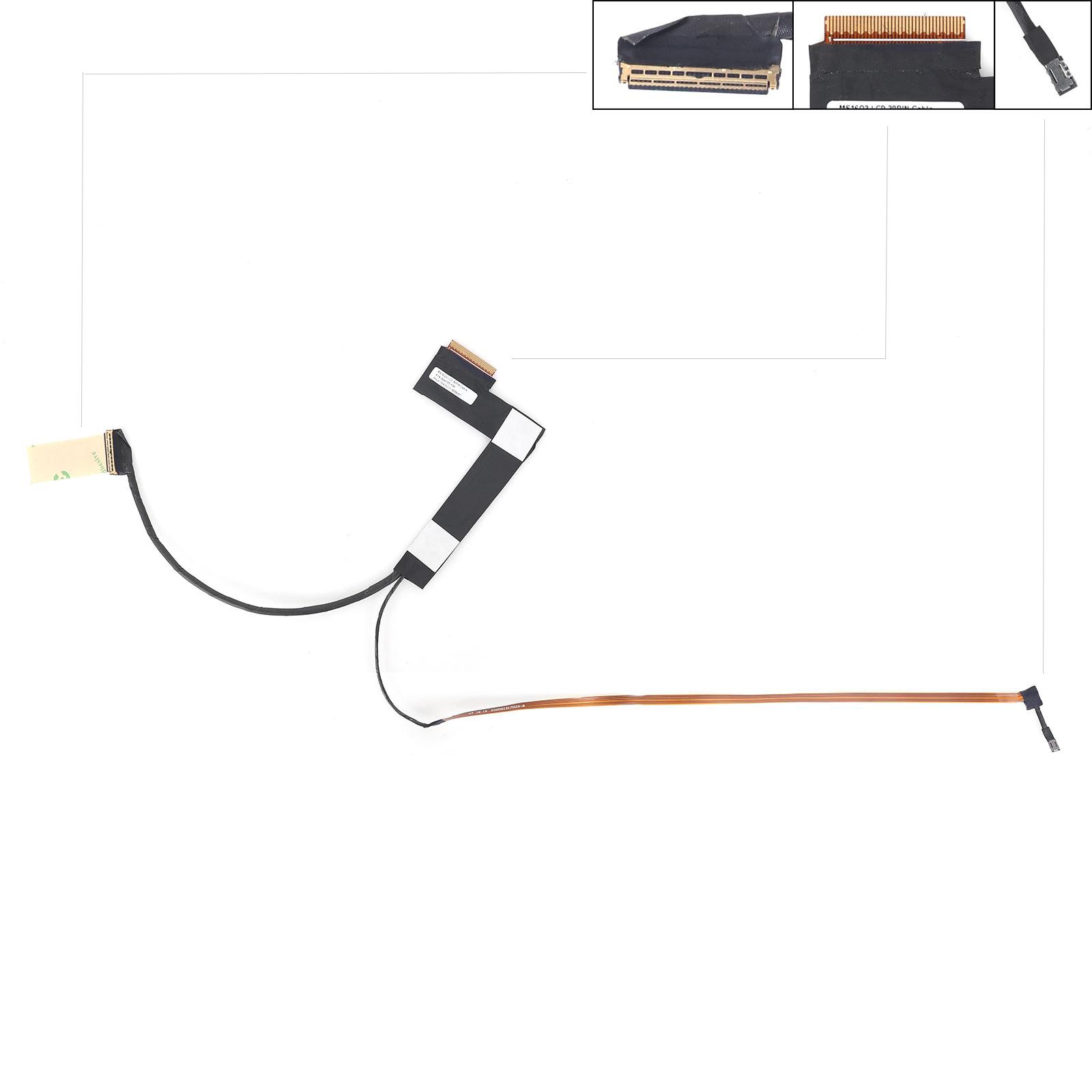 Picture of New LCD Display Screen Cable Replacement  For MS1 MS16Q1 GS65 40pin 0.5