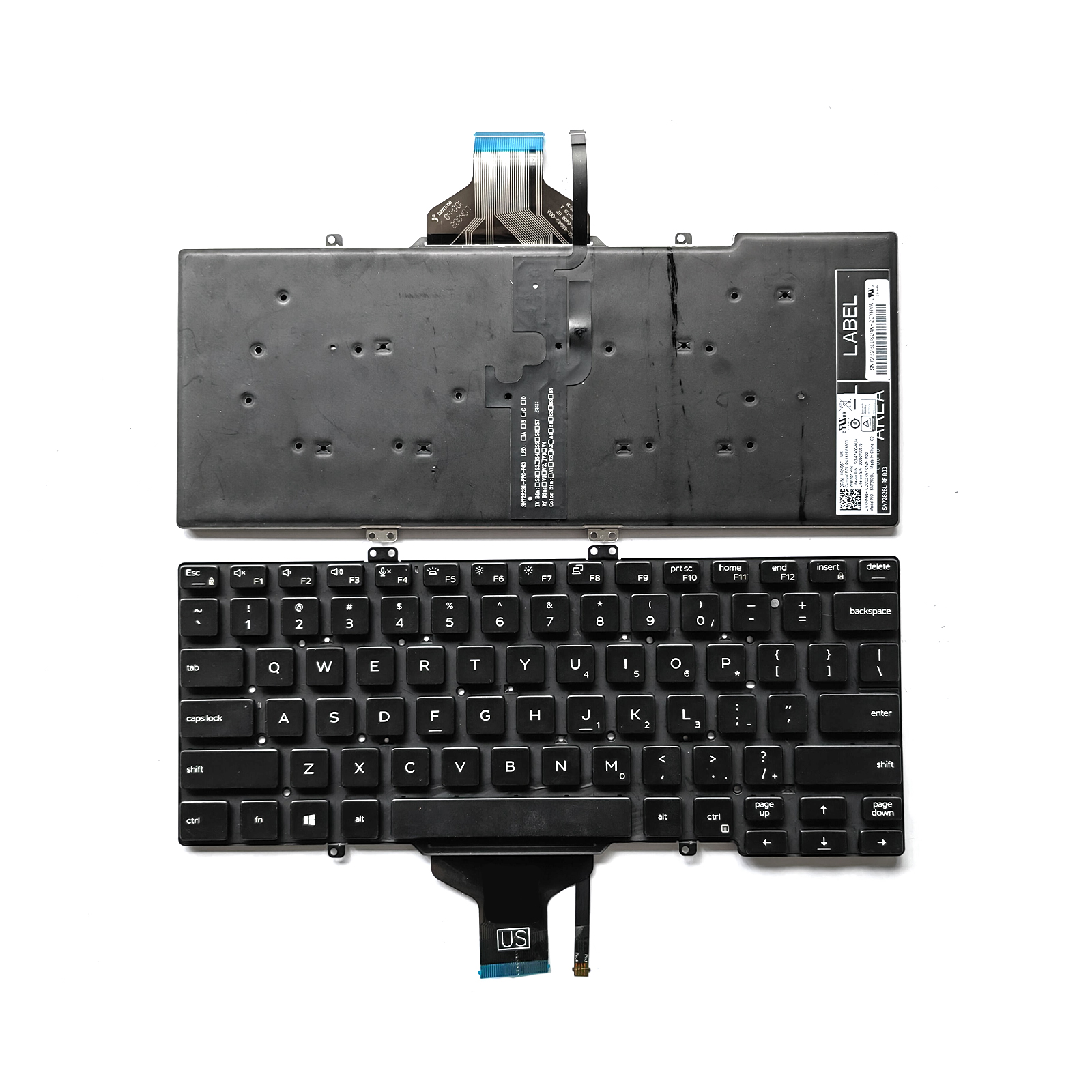 Picture of New Replacement Laptop Keyboard For DELL E7400/7400/Latitude 7400 3400 BLACK Backlit US Layout