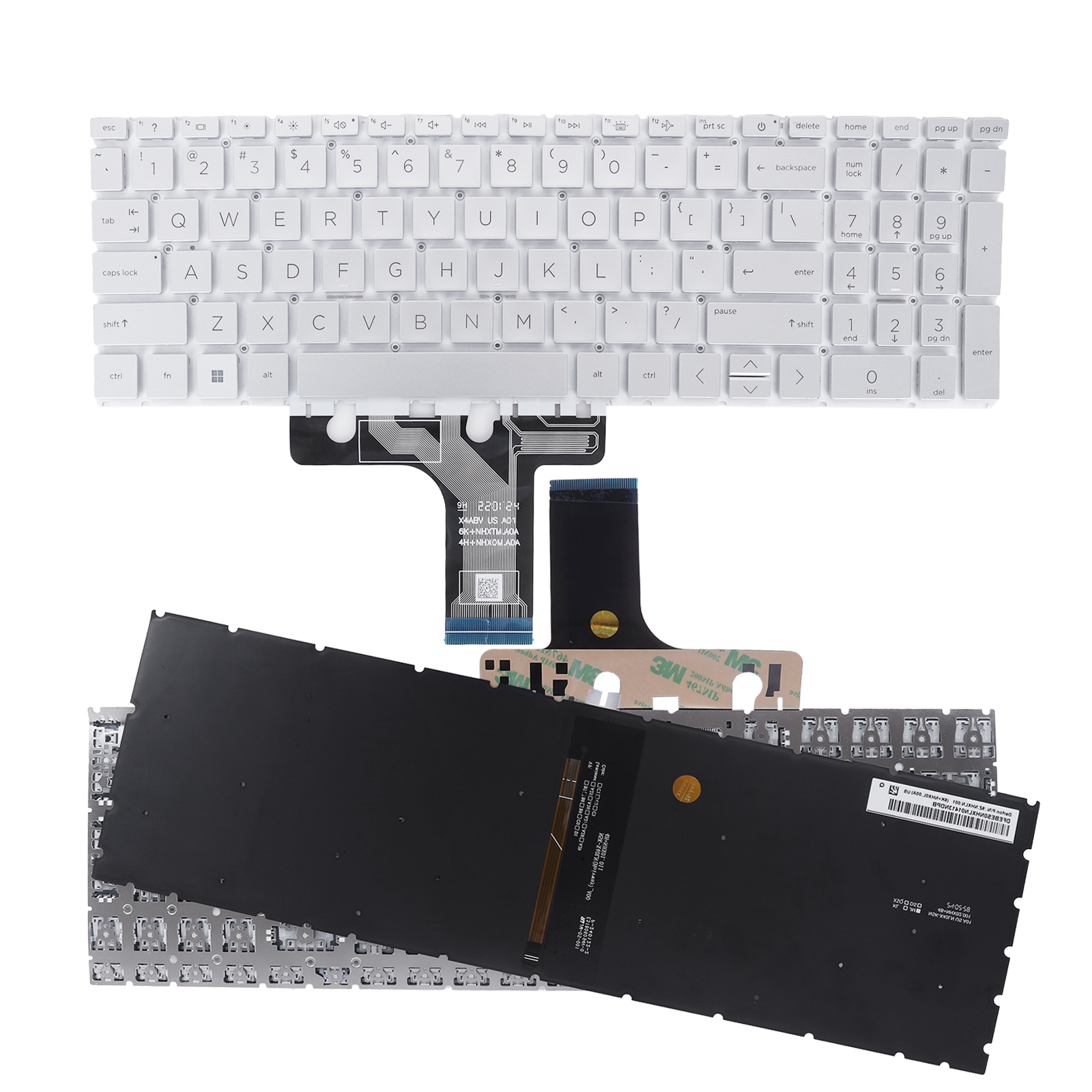 Picture of New Replacement Laptop Keyboard For HP 15-EG/15-EH/15-ER/15M-EH/17-CN/17-CP SILVER Backlit US Layout