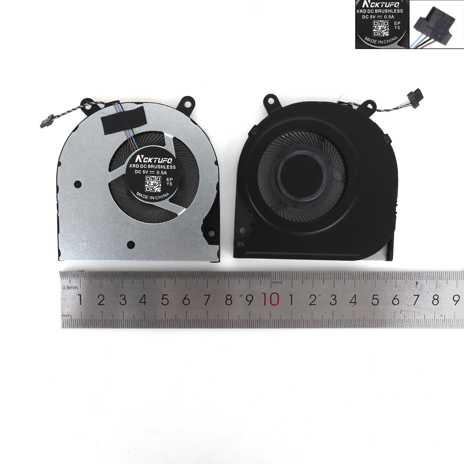 Picture of New Replacement CPU Cooling Fan For HP x360 14M 14-DW 14M-DW ZBook Fury 15 G7 TPN-I137 CPU （High copy） N/A Layout