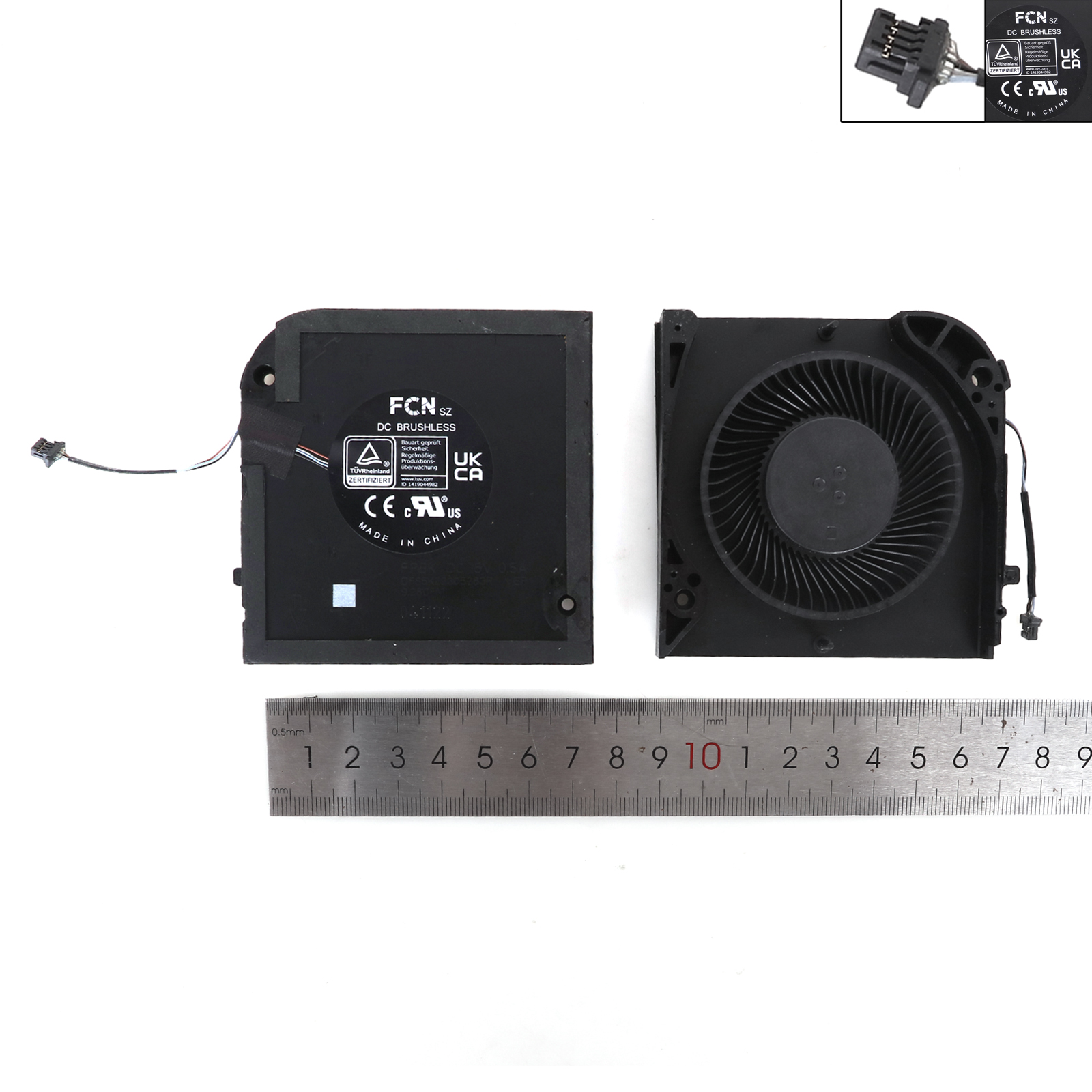Picture of Laptop fan forNew Replacement CPU Cooling Fan For DELL Latitude 5521 Precision 3561 3571（ORG） 0K86R6 Layout