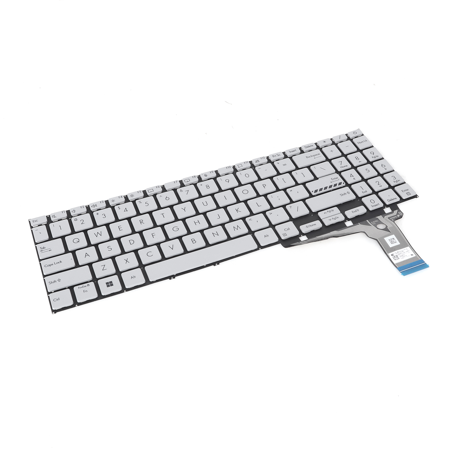 New Replacement Laptop Keyboard For ASUS K3605/K3604/15X/K3504/M3504/S3504/E1504 Grey US Layout view 2