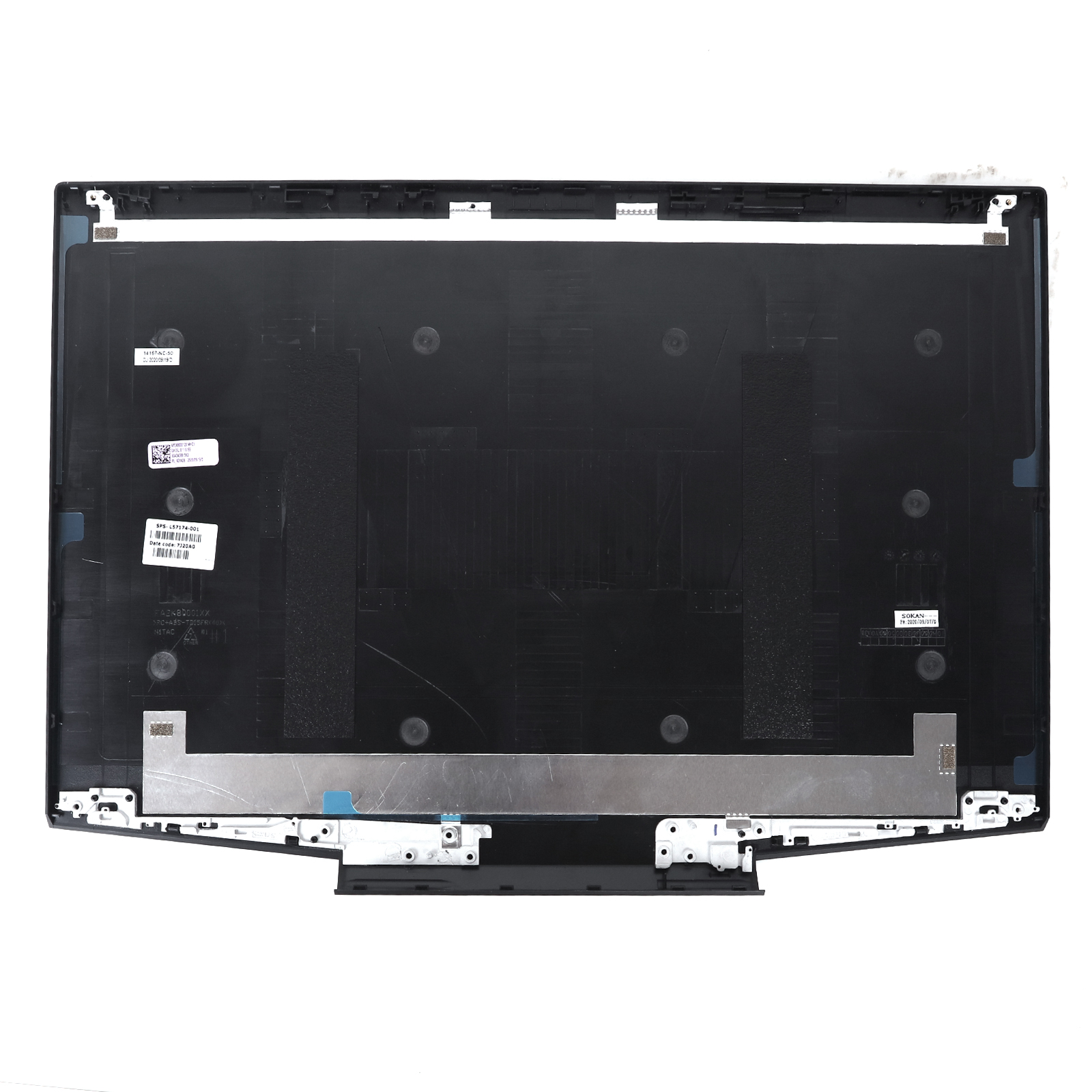 New Replacement Laptop Cover For HP 15-DK LCD Back Cover black（logo is Silvery） view 2