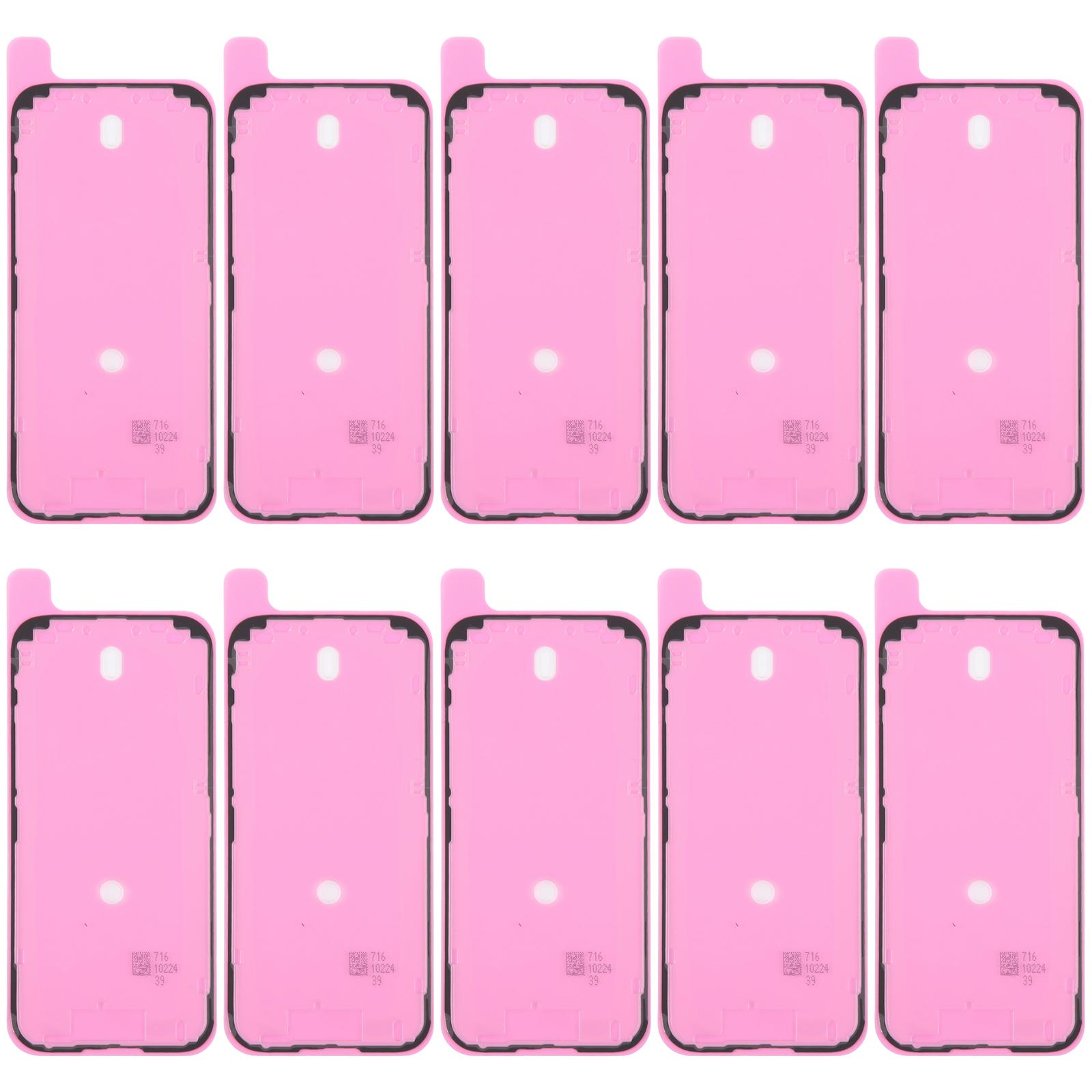 Picture of For iPhone 17 10pcs OEM LCD Frame Bezel Waterproof Adhesive Gasket, Airtightness Test Compatible